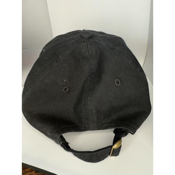 Champion Black Baseball Cap Mens OSFA Adjustable Relaxed Fit Pre-Curved - Picture 3 of 4